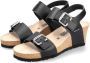 Mephisto Comfortabele Sleehak Sandaal Black Dames - Thumbnail 4