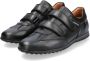 Mephisto Zwarte Leren Klittenbandschoenen voor Heren Black Heren - Thumbnail 2