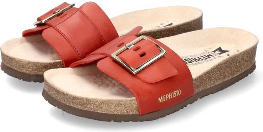 Mephisto Mabel dames slipper rood