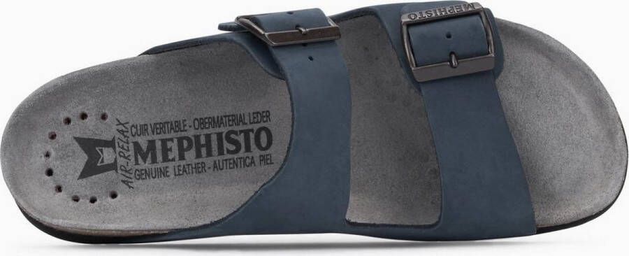 Mephisto NERIO SANDALBUCK Volwassenen Heren slippers Blauw