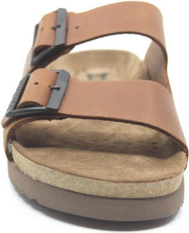 Mephisto NERIO SCRATCH Volwassenen Heren slippers Kleur: Cognac - Foto 11