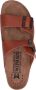 Mephisto NERIO SCRATCH Volwassenen Heren slippers Kleur: Cognac - Thumbnail 9