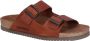 Mephisto NERIO SCRATCH Volwassenen Heren slippers Kleur: Cognac - Thumbnail 4