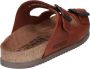 Mephisto NERIO SCRATCH Volwassenen Heren slippers Kleur: Cognac - Thumbnail 6