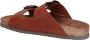 Mephisto NERIO SCRATCH Volwassenen Heren slippers Kleur: Cognac - Thumbnail 7