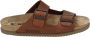 Mephisto NERIO SCRATCH Volwassenen Heren slippers Kleur: Cognac - Thumbnail 13