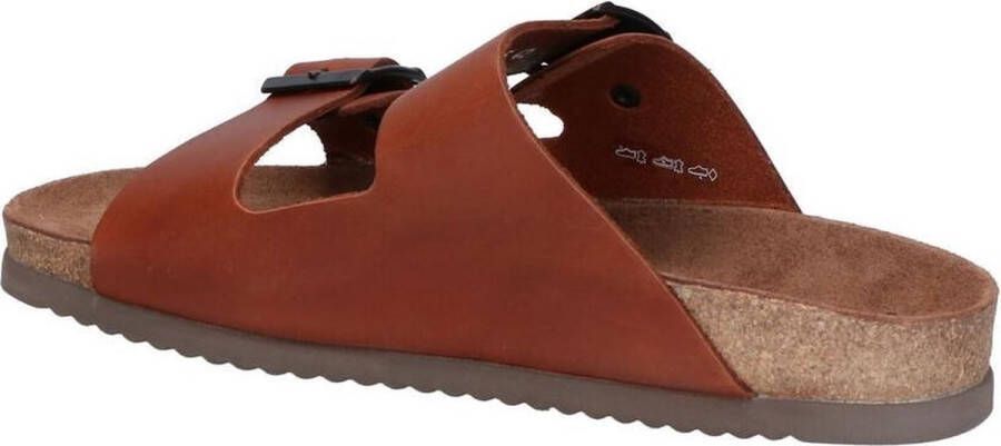 Mephisto NERIO SCRATCH Volwassenen Heren slippers Kleur: Cognac - Foto 8