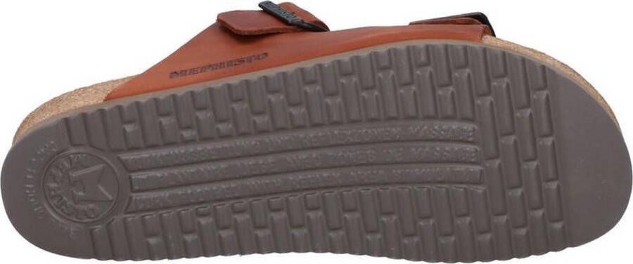 Mephisto NERIO SCRATCH Volwassenen Heren slippers Kleur: Cognac - Foto 9