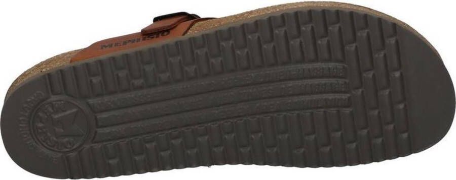 Mephisto NIELS SCRATCH Heren slippers Cognac