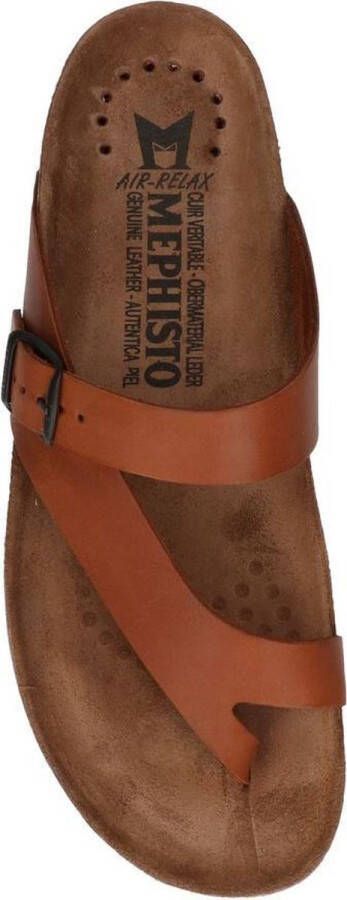 Mephisto NIELS SCRATCH Heren slippers Cognac