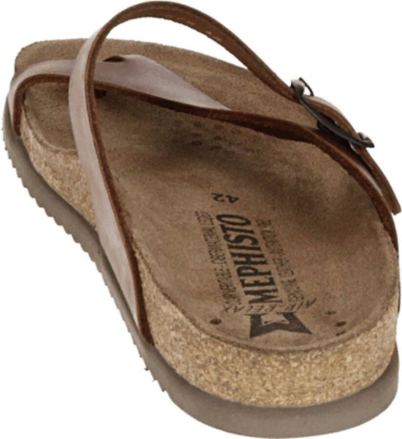 Mephisto NIELS SCRATCH Heren slippers Cognac