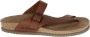 Mephisto NIELS SCRATCH Volwassenen Heren slippersVaderdag Kleur: Cognac - Thumbnail 6