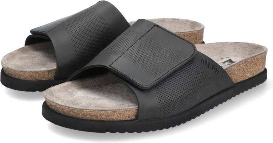 Mephisto Nilton heren slipper zwart