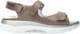 Mephisto Comfortabele rollende sandaal voor vrouwen in taupe Gray Dames - Thumbnail 5