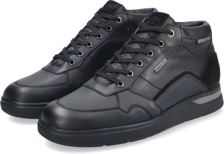 Mephisto Sportieve Leren Enkellaars Black Heren - Foto 4