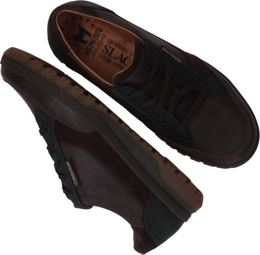 Mephisto PACO NEVADA Volwassenen Heren sneakersVrije tijdsschoenen Bruin