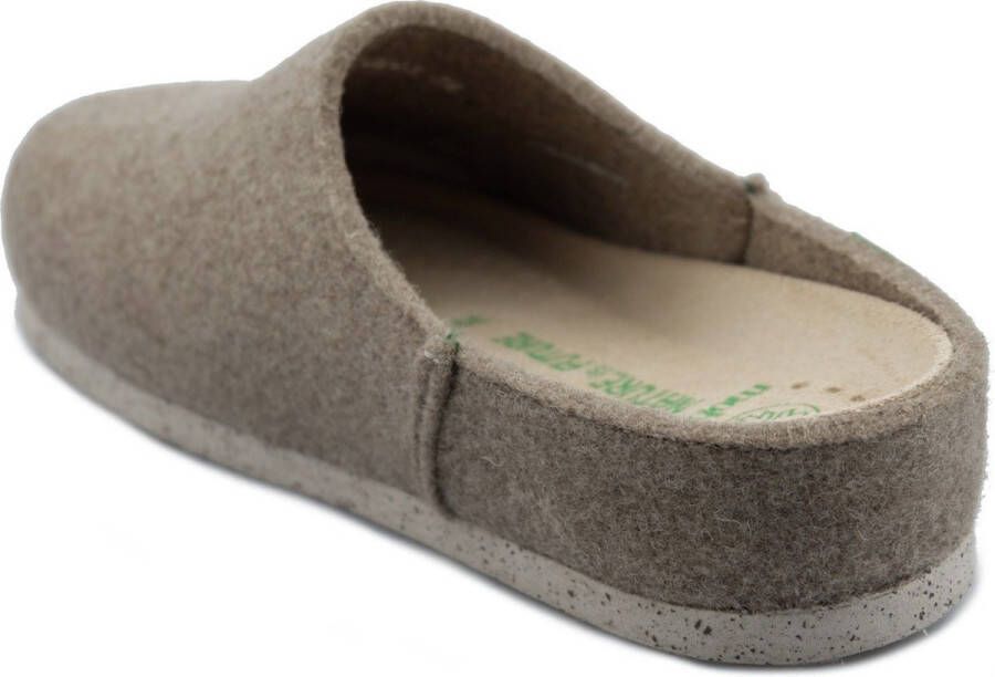 Mephisto Warmgrijze Felt Sandaal Klomp Gray - Foto 3