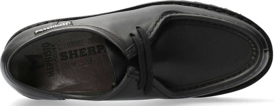 Mephisto Peppo heren veterschoen zwart