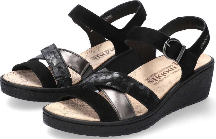 Mephisto Pietra dames sandaal zwart