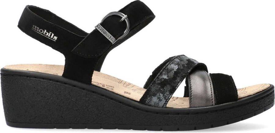 Mephisto Pietra dames sandaal zwart