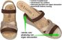 Mephisto PIETRA VEL P Volwassenen Sandalen met hakDames Sandalen Bruin - Thumbnail 5