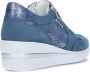 Mephisto Precilia Perf Suède Sneaker voor dames Blue Dames - Thumbnail 5