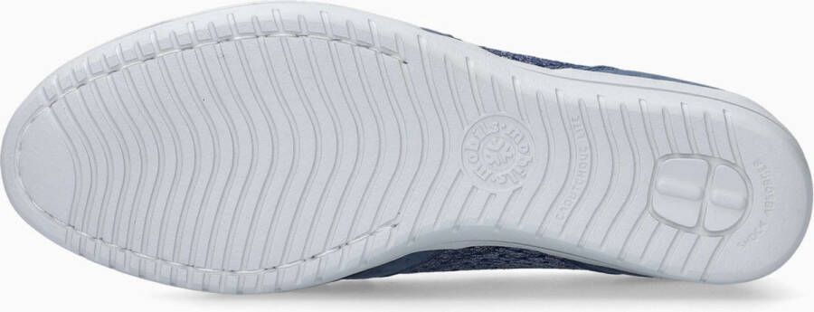 Mephisto Precilia perf dames sneaker blauw