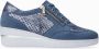 Mephisto Precilia Perf Suède Sneaker voor dames Blue Dames - Thumbnail 3