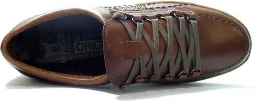 Mephisto RAINBOW HERITAGE Volwassenen Heren sneakersVrije tijdsschoenen Kleur: Cognac - Foto 14