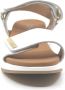 Mephisto Wit leren sleehak sandaal met comfort technologie Beige Dames - Thumbnail 5