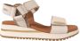 Mephisto Wit leren sleehak sandaal met comfort technologie Beige Dames - Thumbnail 9