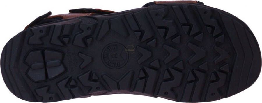 Mephisto Sandaal Tito Chestnut Heren Sandalen Bruin Zwart - Foto 8