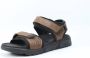 Mephisto Sandaal Tito Chestnut Heren Sandalen Bruin Zwart - Thumbnail 9