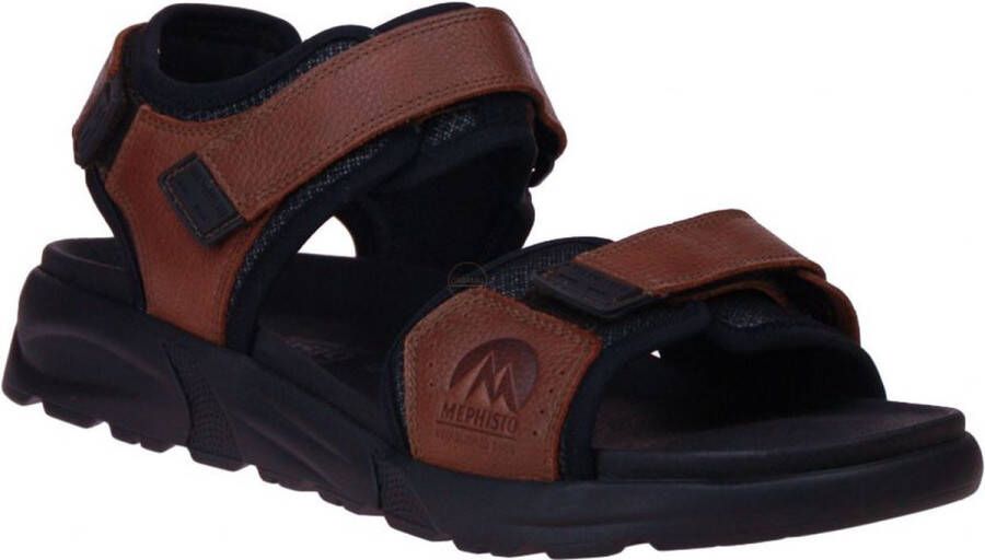 Mephisto Sandaal Tito Chestnut Bruin Zwart