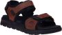Mephisto Sandaal Tito Chestnut Heren Sandalen Bruin Zwart - Thumbnail 10