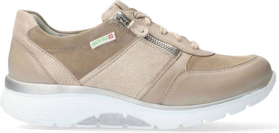 Mephisto Sano Izae dames wandelsneaker Taupe