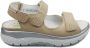 Mephisto Sano Norine dames rollende wandelsandaal beige - Thumbnail 4