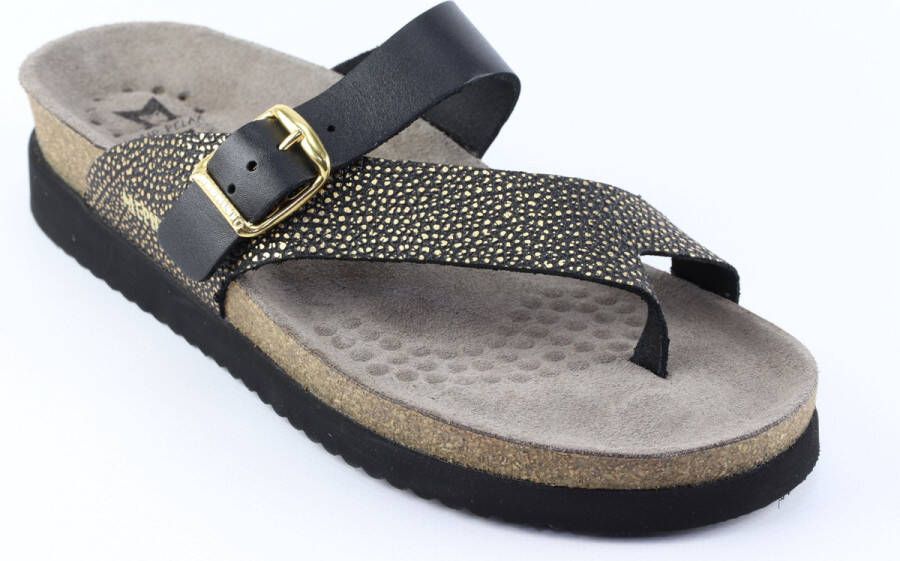 Mephisto Slipper Helen Mix Zwart Goud