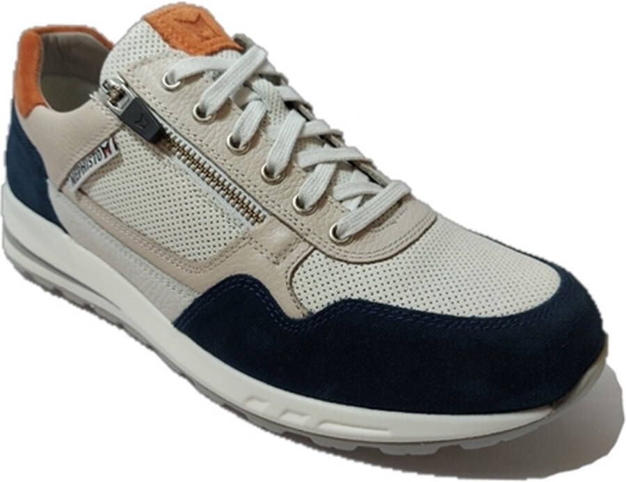 Mephisto Sneaker Bradley Mulberry Wit Blauw Combi 8½ 42½ - Foto 6