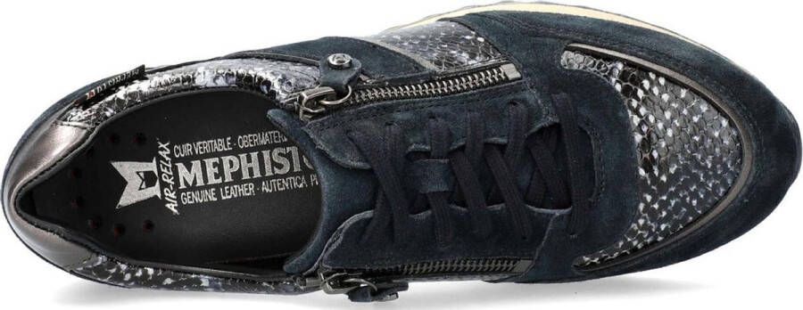 Mephisto Toscana dames sneaker blauw