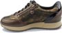 Mephisto Bronzen Leren Mix Sneaker voor Dames Brown Dames - Thumbnail 5