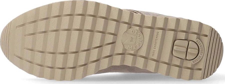 Mephisto Dames donkerbruine leren sneaker Beige Dames - Foto 4