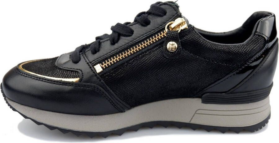 Mephisto Zwarte Material Mix Sneaker voor vrouwen Black Dames - Foto 3