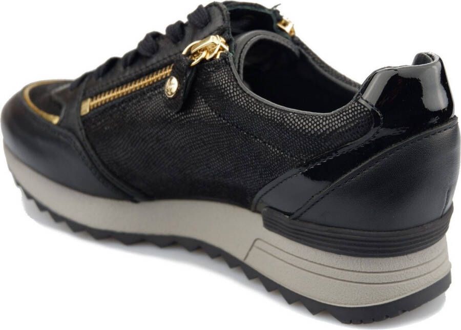 Mephisto Zwarte Material Mix Sneaker voor vrouwen Black Dames - Foto 4