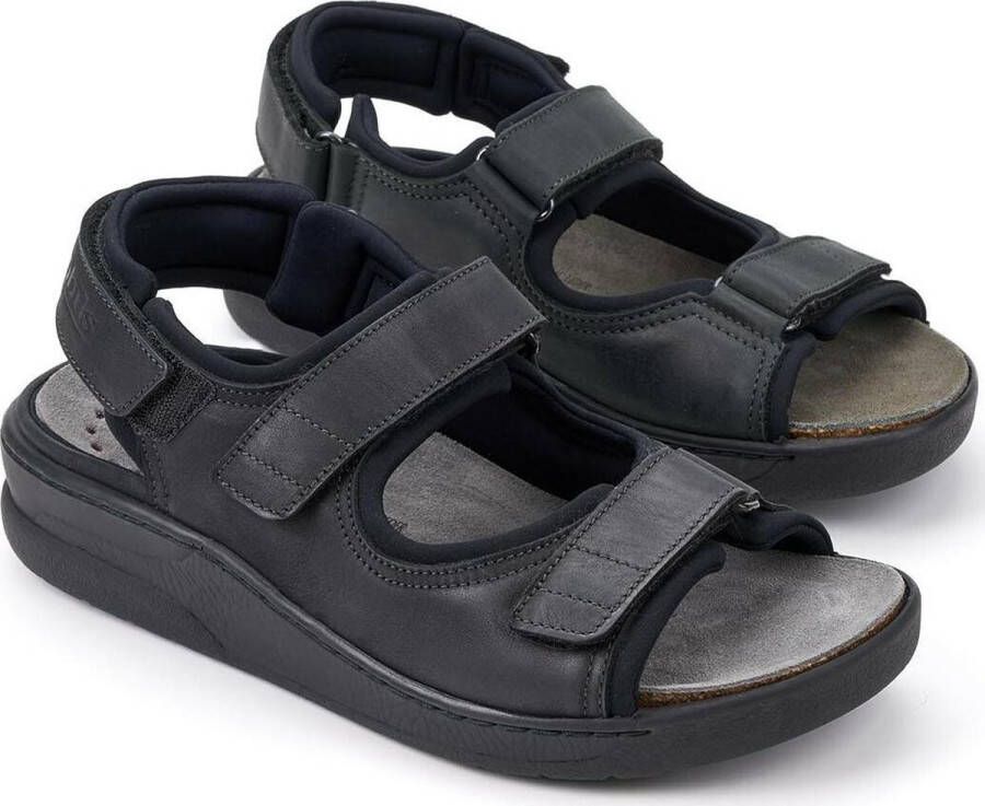 Mephisto Valden heren sandaal zwart