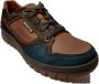 Mephisto Veterschoen Phil Blauw Bruin Combi 8½ 42½ - Thumbnail 4