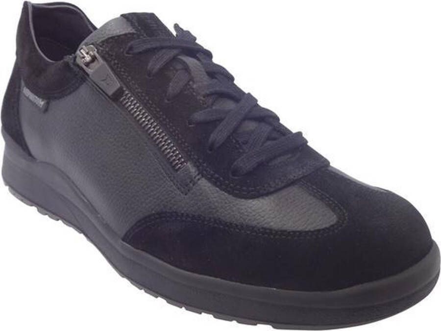 Mephisto Veterschoenen Valio Zwart Verwisselbaar Voetbed
