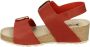 Mephisto VIOLETT SCRATCH Volwassenen Sandalen met hakDames Sandalen Rood - Thumbnail 2