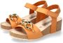 Mephisto Elegante Vitaly Sleehak Sandaal Orange Dames - Thumbnail 2