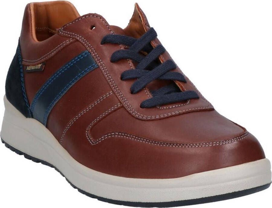 Mephisto VITO lederen herensneaker kastanjebruin